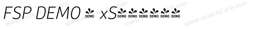 FSP DEMO - xS字体转换